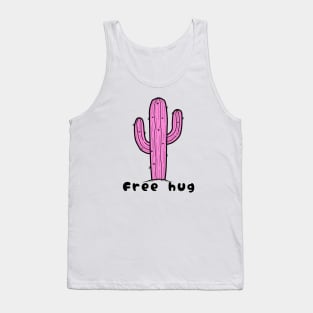 Free hug pink Tank Top